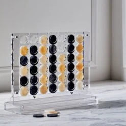 Acrylic Four In A Row Board Game -Home Furnishing Shop AcrylicFourinARowNV20 1x1