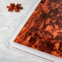 Brown Swirl Acrylic Puzzle -Home Furnishing Shop AcrylicSwirlPuzzleHAV2SHF22
