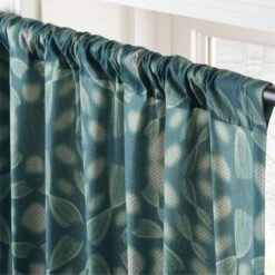 Adirex Blue Organic Cotton Window Curtain Panel 48''x84'' -Home Furnishing Shop AdirexBlOgCtn96CrtnPanelAVSHS23