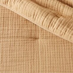 Alto Camel Organic Cotton Quilt And Shams -Home Furnishing Shop AltoOrgCttnCmlFQQuiltAVSHF22