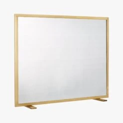 Antique Brass Fireplace Screen -Home Furnishing Shop AntiqueBrssFrplcScrn3QF18