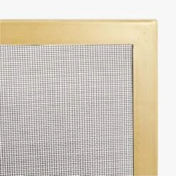 Antique Brass Fireplace Screen -Home Furnishing Shop AntiqueBrssFrplcScrnAVF18