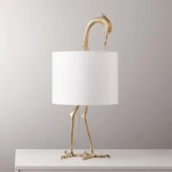 Archibald Brass Bird Table Lamp