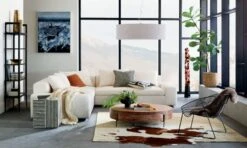 Equator White Oversized Pendant Light -Home Furnishing Shop ArloWideArmSectionalSofaAG19