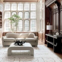 Archibald Brass Bird Table Lamp -Home Furnishing Shop BacioCreamBoucleSofaAG21 1x1