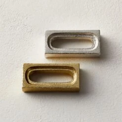 Barre Gold Napkin Rings Set Of 8 -Home Furnishing Shop BarreNapkinRingGroupFHF21 1