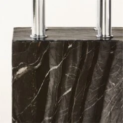 Bellamy Marble And Polished Stainless Steel Coat Rack -Home Furnishing Shop BellamyMrblNSSCoatRackAV2SHF22
