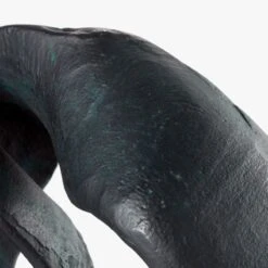 Black Aluminum Ribbon Table Sculpture -Home Furnishing Shop BlackRibbonSculptureAVS20