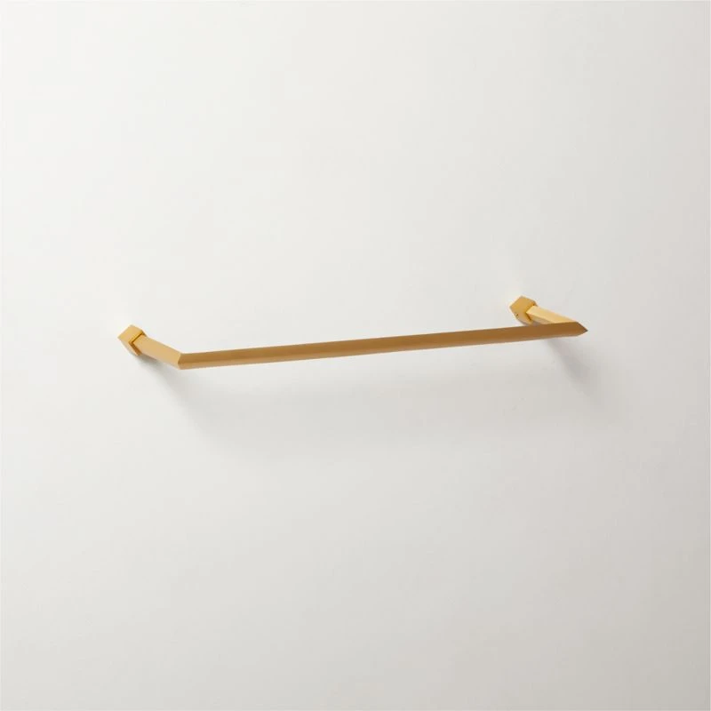 Blaine Brushed Brass Towel Bar 18" 3 Blaine Brushed Brass Towel Bar 18"