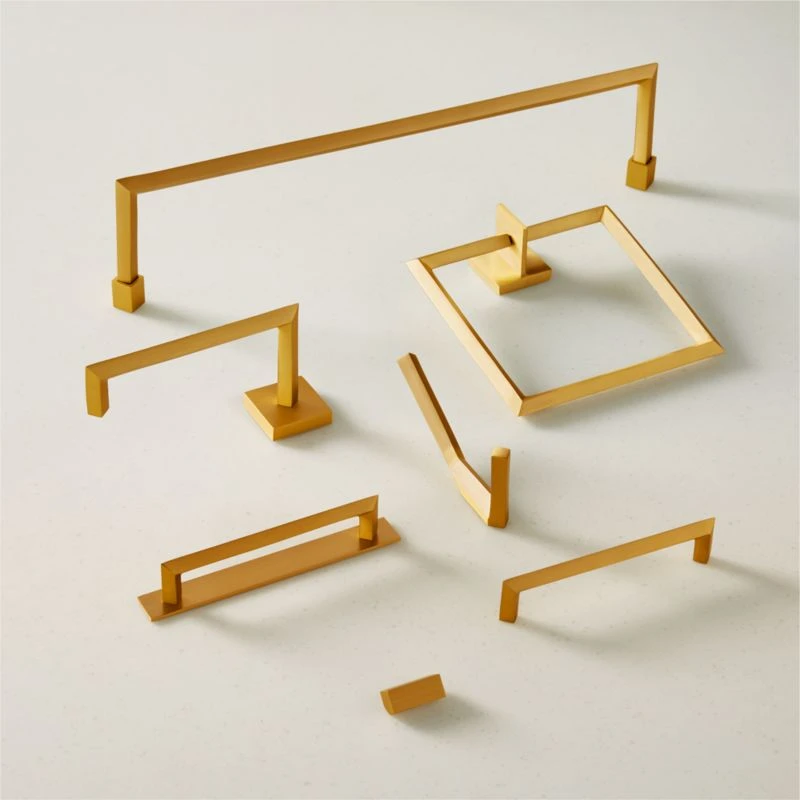 Blaine Brushed Brass Towel Bar 18" 7 Blaine Brushed Brass Towel Bar 18" - Image 5