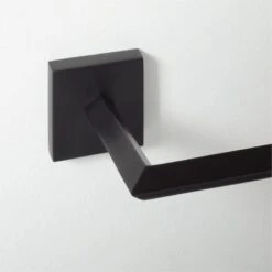 Blaine Matte Black Wall Mount Toilet Paper Holder -Home Furnishing Shop BlaineMttBlkWllMntdTpHldrAVSHF21