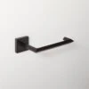 Blaine Matte Black Wall Mount Toilet Paper Holder -Home Furnishing Shop BlaineMttBlkWllMntdTpHldrSHF21