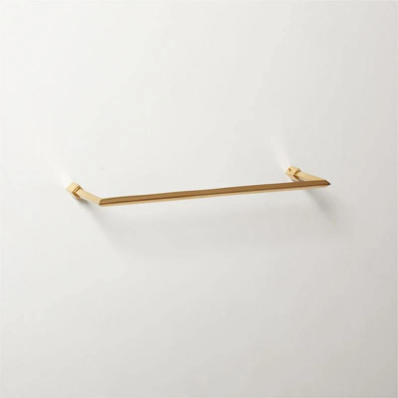 Blaine Polished Brass Towel Bar 18" 3 Blaine Polished Brass Towel Bar 18"