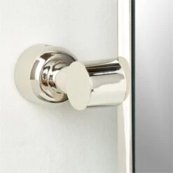 Blaine Polished Nickel Rectangular Pivot Wall Mirror 24"x36" -Home Furnishing Shop BlainePldNkPvtMrr24x36inAV3SHF22