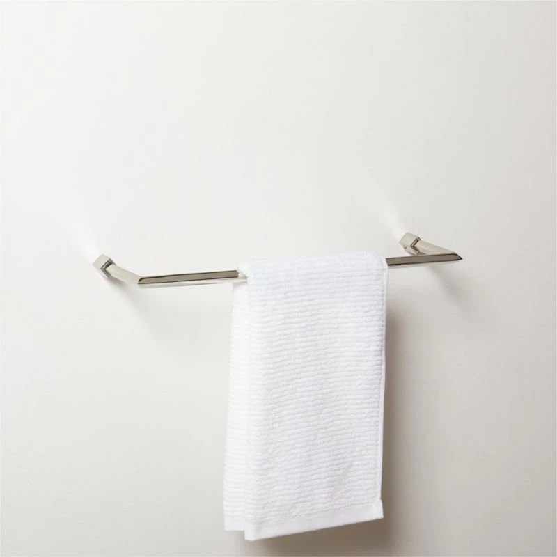 Blaine Polished Nickel Towel Bar 18" 5 Blaine Polished Nickel Towel Bar 18" - Image 3