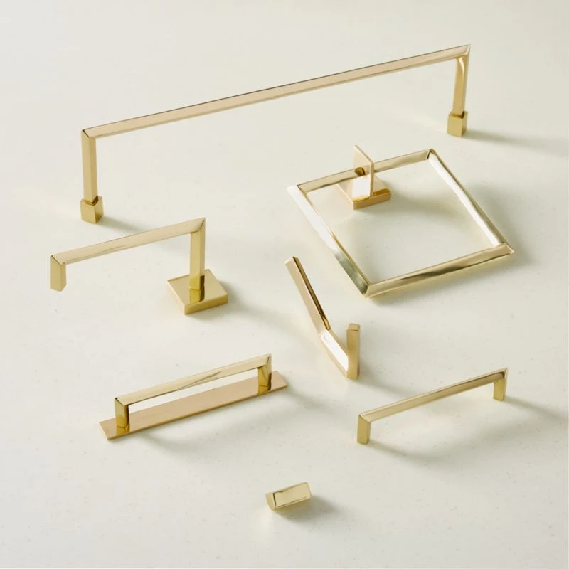 Blaine Polished Brass Towel Bar 18" 6 Blaine Polished Brass Towel Bar 18" - Image 4