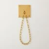 Bolt Polished Brass Chain Curtain Tieback -Home Furnishing Shop BoltDrpryTiebackChnPldBrsAV2SHF21