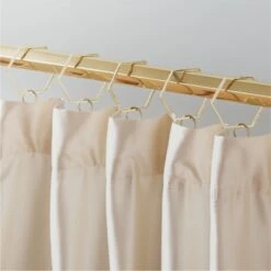 Bolt Polished Brass Curtain Rings Set Of 9 -Home Furnishing Shop BoltPldBrsDraperyRingsS9SHF21