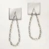 Bolt Polished Nickel Chain Curtain Tiebacks Set Of 2 -Home Furnishing Shop BoltPldNklDrpryTiebackChnS2SHF23