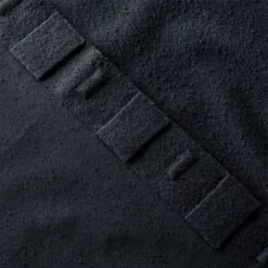 Black Boucle Window Curtain Panel 48''x84'' -Home Furnishing Shop BoucleIvryNBlkCrtn96PnlAV4SHF23