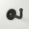 Boule Matte Black Metal Hook -Home Furnishing Shop BouleBlackHookSHF22