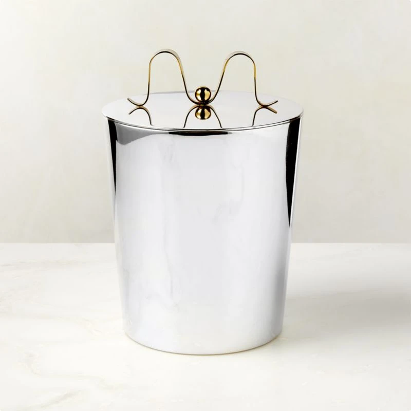 Boule Stainless Steel Ice Bucket 3 Boule Stainless Steel Ice Bucket