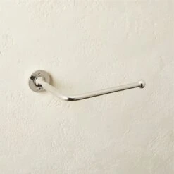 Boule-Inspired Polished Nickel Wall Mount Toilet Paper Holder