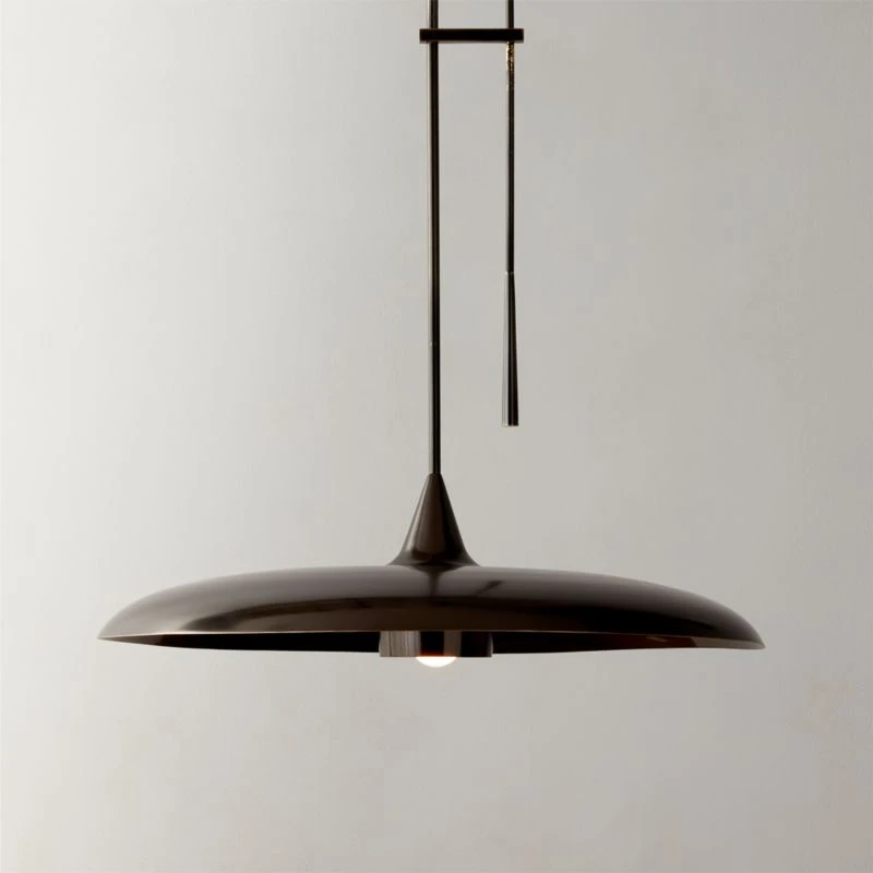 Brio Blackened Brass Pendant Light 4 Brio Blackened Brass Pendant Light - Image 2