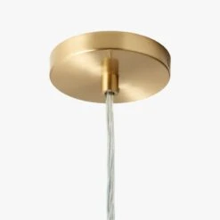 Bruna Walnut Wood And Linen Pendant Light -Home Furnishing Shop BrunaPendantSSS22