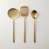 Brushed Gold Cooking Utensils Set Of 3 -Home Furnishing Shop BrushedGoldUtensilsS3SHF19 1