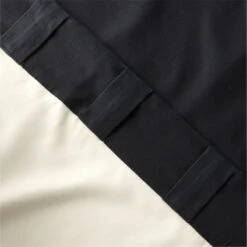 Black Basketweave Blackout Window Curtain Panel 48"x84'' 11 Black Basketweave Blackout Window Curtain Panel 48"x84'' -Home Furnishing Shop BsktwvBlkBkoutCrtn96PnlAV4SHF23