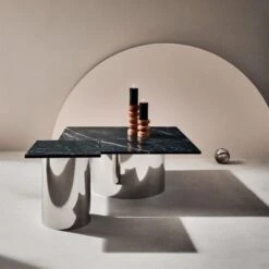 Dev Red Travertine Candle Holders 13 Dev Red Travertine Candle Holders -Home Furnishing Shop CB2FA22 01F hero