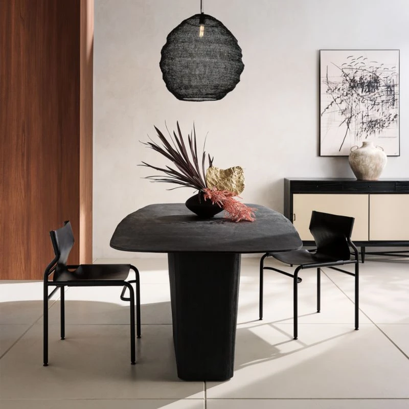 Cusco Textured Black Terracotta Vase 11 Cusco Textured Black Terracotta Vase - Image 9