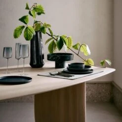 Juliet Midnight Blue Red Wine Glass Set Of 6 -Home Furnishing Shop CB2FA23 14A hero 1