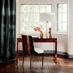 Seda Green Dupioni Silk Window Curtain Panel 48"x84" 14 Seda Green Dupioni Silk Window Curtain Panel 48"x84" -Home Furnishing Shop CB2HOL21 31A v1 0031 HeroOC21 1x1