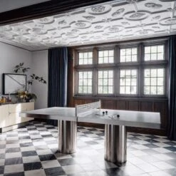 Columna Marble Table Tennis Table -Home Furnishing Shop CB2HOL22 07A hero