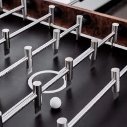 Burl Wood Foosball Table -Home Furnishing Shop CB2HOL22 07C 582 detail