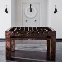 Burl Wood Foosball Table -Home Furnishing Shop CB2HOL22 07C hero