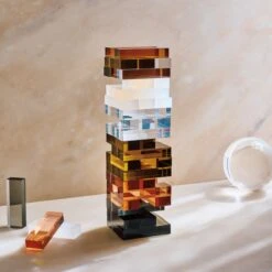 Acrylic Tumbling Tower Game -Home Furnishing Shop CB2HOL22 14B hero