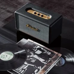 Marshall Stanmore III Black Bluetooth Speaker 10 Marshall Stanmore III Black Bluetooth Speaker -Home Furnishing Shop CB2HOL22 17B V1