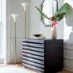 Reign Golden Marble Vase 12 Reign Golden Marble Vase -Home Furnishing Shop CB2SP22 04C RET