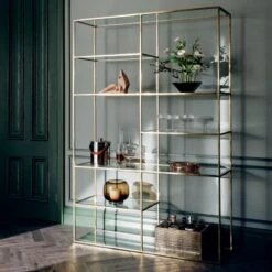 Bangle Dirty Rose Glass Decorative Bowl -Home Furnishing Shop CB2SP22 48A V1