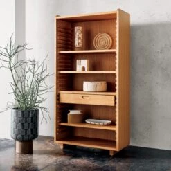 Cojo Travertine Bookend -Home Furnishing Shop CB2SP22 LF PR 04A