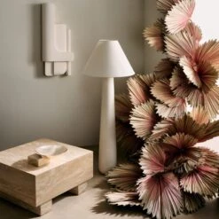 Brazilian White Concrete Wall Decor Panel I -Home Furnishing Shop CB2SP23 13A hero