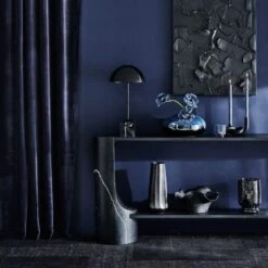 Flounce Black Teak Decorative Bowl -Home Furnishing Shop CB2SP23 PR 08A hero