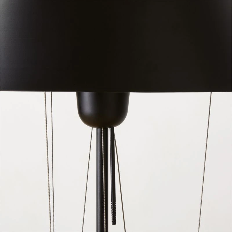 Campana Marquina Black Marble Floor Lamp 6 Campana Marquina Black Marble Floor Lamp - Image 4