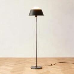 Campana Marquina Black Marble Floor Lamp 12 Campana Marquina Black Marble Floor Lamp -Home Furnishing Shop CampanaBkMrqMrbFloorLampAVSHF22