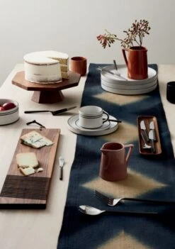 20-Piece Rush Blackened Handle Flatware Set -Home Furnishing Shop CarveWalnutWoodCakeStandSP18