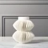 Celia White Porcelain Vase -Home Furnishing Shop CeliaVaseWhiteSHF17
