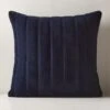 23" Channel Navy Faux Fur Throw Pillow -Home Furnishing Shop ChannelFxFrSltPllw23X23inSHF22